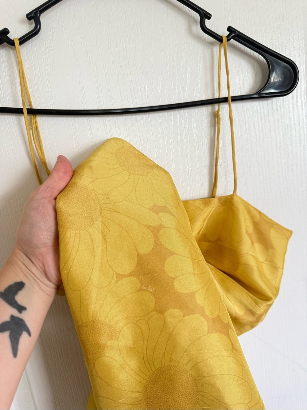 Realisation Par Christy Silk Mini Dress in Sunflower - Picture 6 of 7